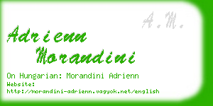 adrienn morandini business card